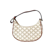 Celine Ava Medium White Hobo Bag